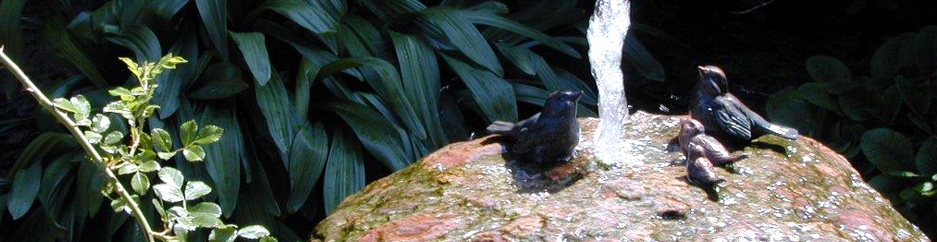 Homann Naturstein im Außenbereich Brunnen